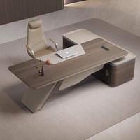 Meubles de bureau commerciaux modernes, bureau d'ordinateur personnalisé, bureau de direction, bureau de PDG