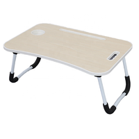 Bureau pliable moderne pour ordinateur portable, bureau à domicile, petite table portable en bois, bureau d'étudiant léger et écologique, expédition rapide