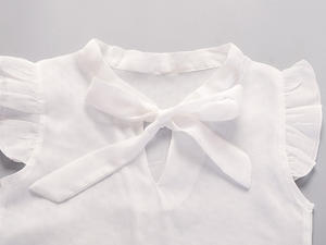 Fabricante Chino de Ropa para Niños Cotto Baba, Conjuntos de Camisas para Bebés, Trajes de Pantalones Cortos de Mezclilla para Niñas con Tops - Product Image 2