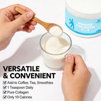 Kangherb OEM/ODM Collagène Naturel Qualité Alimentaire Complément Alimentaire Soin Quotidien Boisson Protéine de Collagène Marin en Poudre