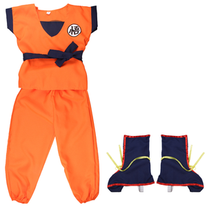 Disfraz de Halloween de Son Goku para Adultos, Cosplay de Anime, Traje de Carnaval de <span class=keywords><strong>TV</strong></span> y Cine, Pantalones y Top, Poliéster, Unisex - Product Image 1