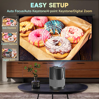 Mini projecteur LCD portable OEM/ODM HD 1080P/4K Android avec haut-parleurs intégrés et stéréo HIFI pour home cinéma
