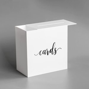 Boîte de cartes d'invitation de mariage en acrylique, personnalisée, vente en gros, nouvelle collection <span class=keywords><strong>2023</strong></span> - Product Image 2