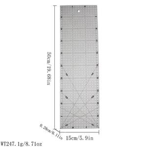 <span class=keywords><strong>Regla</strong></span> de corte Regular, <span class=keywords><strong>regla</strong></span> de corte vertical de retazos, diseño de ropa, <span class=keywords><strong>regla</strong></span> de retazos <span class=keywords><strong>cuadrada</strong></span> negra transparente, 15*30/50/60 CM - Product Image 4