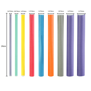 Vente directe usine – Bigoudis souples et flexibles en mousse personnalisés, 6 pièces/sac, sans chaleur, pour femmes - Product Image 1