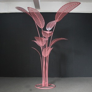 LANJO Soportes Decorativos Desmontables de Lujo en Hierro Forjado con Hojas de Plátano para Bodas, Accesorios de Fondo de Palmetto para Uso en Interiores/Exteriores - Product Image 6