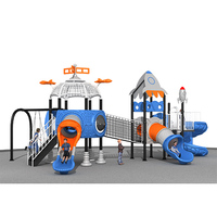 Structure de jeu d'aventure excitante, centre d'activités de plein air, toboggan d'escalade, aire de jeux extérieure pour enfants pour le divertissement