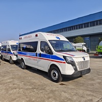 Vehículo de Emergencia Móvil Dongfeng 4x4 Nuevo Diésel para Ambulancia en Venta en Dubái, Equipo Médico de Presión Negativa, Emisión Euro 3