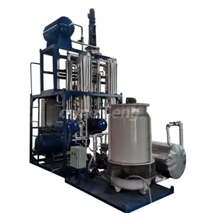 Black Engine Oil Recycling Machine Machine Oil Purifier Oil Distillation Machine