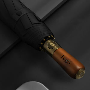 Nuevo <span class=keywords><strong>Comprar</strong></span> Bulk Mango de madera Diseñador 300T Pongee <span class=keywords><strong>Paraguas</strong></span> Personalizado Compacto Lluvia Automático A prueba de viento 3 <span class=keywords><strong>Paraguas</strong></span> <span class=keywords><strong>plegable</strong></span> - Product Image 1