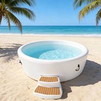 Piscine gonflable pour bébé, piscine hors sol pliable miniature pour enfants, jeux d'été en plein air