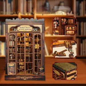 3d מותאם אישית פאזל תא דייי 3d להרכיב בלוקים בניין עם ספר דוכן מיקרוomodel קישוטי 1:3 - Product Image 2