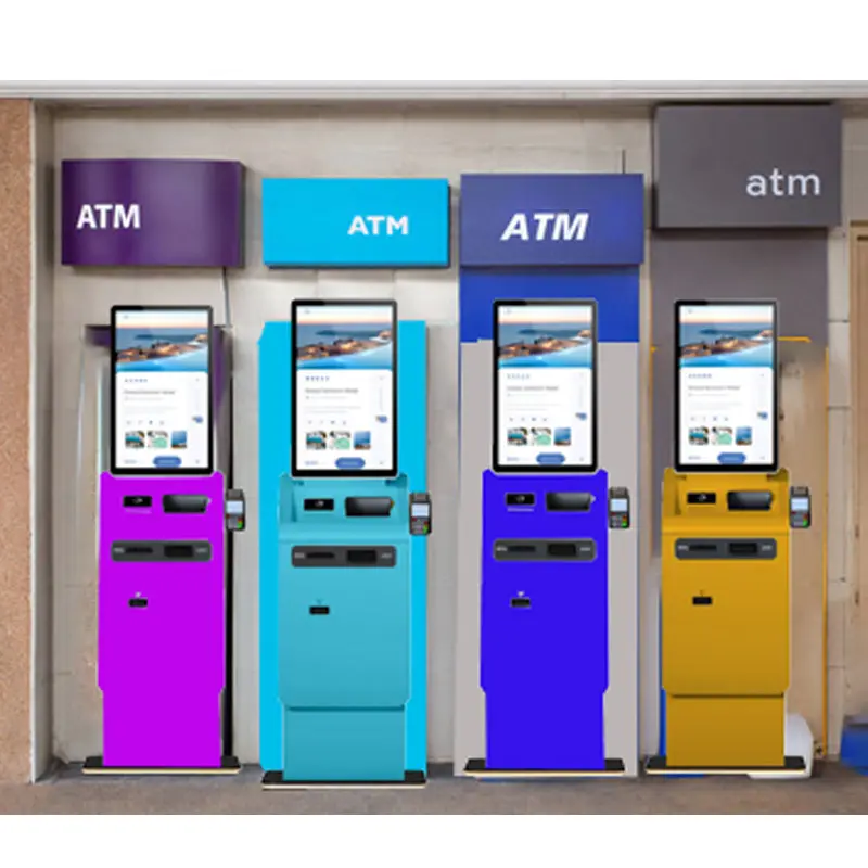 factory custom self service crypto kiosk cash dispenser