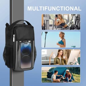 Custom Logo Neoprene Zipper <b>Strong</b> <b>Magnet</b> Magnetic Gym Pouch Water Bottle Holder Sleeve Bag for Sport Fitness Gym Bag Convenient - Product Image 6