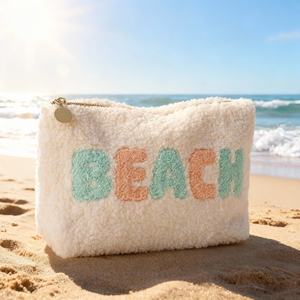 <span class=keywords><strong>Royal</strong></span> Fair ODM กระเป๋าเครื่องสำอางขนแกะพิมพ์ลายกระเป๋าเครื่องสำอางขนแกะนุ่ม OEM กระเป๋าเก็บผลิตภัณฑ์ดูแลผิว - Product Image 2