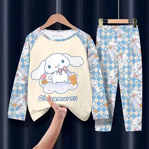 <span class=keywords><strong>Pigiama</strong></span> per Bambine, Set Primaverile e Autunnale in Seta di Latte, Carino e Traspirante, per Bambine di Età Media e Superiore - Product Image 2