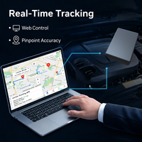 Localizador GPS Magnético con Sensor de Luz y Alarma Antirrobo, Resistente al Agua IP67, 4G LTE Cat 1, 7800mAh