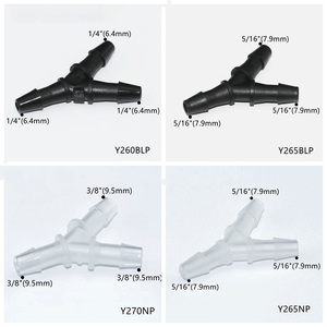 Conector en Y de Plástico para Manguera de Aire y Agua, de 1.6mm a 12.7mm, Marca JU Medical, 3 Vías - Product Image 3