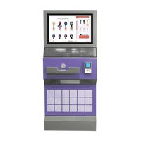 Clé de distributeur automatique violet Machines de découpe de clés entièrement automatiques Machines de découpe de clés automatiques Fournitures de serrurier