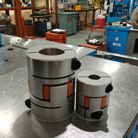 Accouplement de moteur Qianrui en aluminium souple, haute précision, couple élevé, conception élastique, OEM, diamètre de trou de 10 mm, garantie de 3 ans