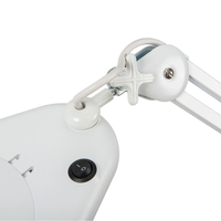 SAA Beauty Salon Lash Extension Nail 1.75x 2.25x 5Diopter 5 Diopter Clamp on LED Smart Magnifier Magnifying Glass Light Lamp