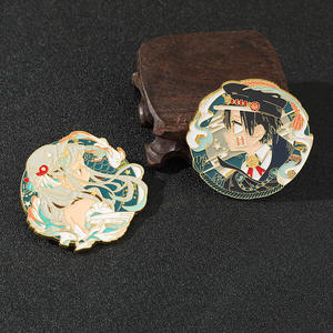 Broche Pendentif Personnalisée en Métal Plaqué Or <span class=keywords><strong>Anime</strong></span> Earthbound Boy <span class=keywords><strong>Hanako</strong></span>-<span class=keywords><strong>kun</strong></span>, Badge Gravé à Impression Numérique pour Anniversaire - Product Image 5
