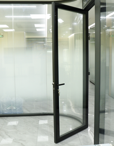 Slim Frame Thermal Break Aluminum Casement Door With Clear Insulated Glass For Office Room And Residential Villa Projects - Product Image 5