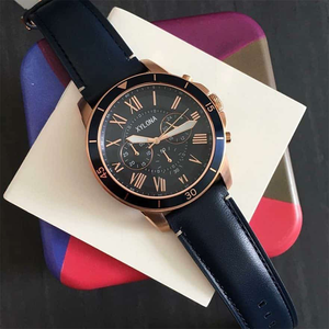 Montres à quartz d'affaires en acier inoxydable de haute qualité Montre en <span class=keywords><strong>cuir</strong></span> imperméable de sport décontractée <span class=keywords><strong>pour</strong></span> hommes - Product Image 5