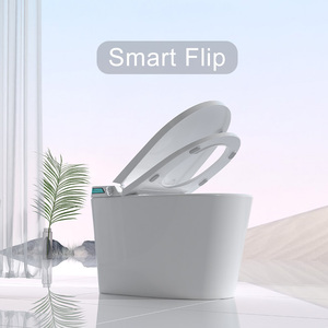 Siège de <span class=keywords><strong>toilette</strong></span> intelligent chauffant à double chasse d'eau, lumière nocturne, télécommande, drainage en S inclus, accessoires, utilisation <span class=keywords><strong>pour</strong></span> personnes âgées - Product Image 3