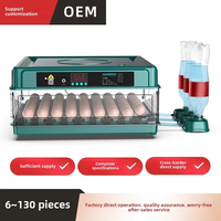 Incubateur à œufs automatique universel 24 œufs - Haute productivité Convient aux œufs de poulet/canard/oie/caille/reptile Utilisation à la ferme Nouvelle garantie
