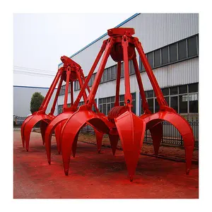 High Efficiency Lifting Tool Mechanical Grab Double Petal Electric Hydraulic Grabs Double Rope Crane Grab