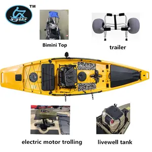 U-Boat Cheap Fishing Boat pesca kayak with pedals for fishing touring sightseeing and rowing single sit on top pedal fishing kayak