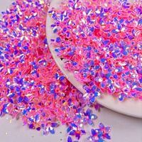 Usine Wholesale12mm Lâche PVC Paillettes Coloré Coupe Fleur En Forme De Couture Paillettes Paillettes pour La Décoration De Vêtement