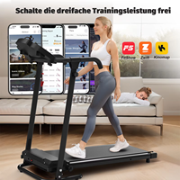 Cinta de correr plegable silenciosa para el hogar, cinta de correr para caminar, máquina eléctrica pequeña para el hogar, cinta de correr plegable con inclinación para el hogar