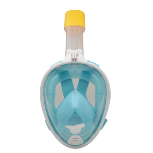 Máscara Facial Completa con Lente de Policarbonato de Una Ventana, Silicona Líquida, para Niños, Snorkel, Deportes Acuáticos, 6+, Universal, Totalmente Seca - Product Image 3