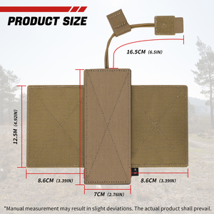 Étui tactique en Velcro pour port dissimulé, pochette de tirage rapide pour Glock 1911 CZ, modèle universel, chasse, ambidextre - Product Image 6