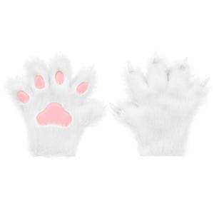 <strong>Cute</strong> Cartoon Cat Claws Girls Winter Mitten <strong>Gloves</strong> Velvet Bear Paw Hiking <strong>Gloves</strong> Thickened Cat Claw <strong>Gloves</strong> - Product Image 4