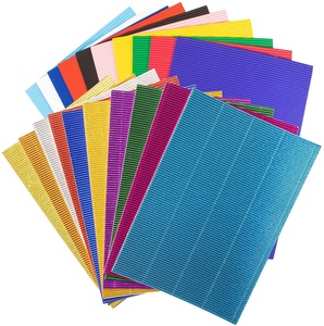 Foglio A4 cartone forniture artigianali cartone fogli di cartone colorato mestiere S carta ondulata colorata - Product Image 1