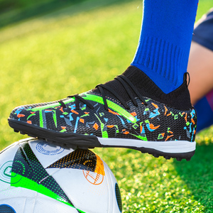 Низкая цена, таможенные мужские, женские, социальные, спортивные, спортивные, TF, сломанные ногти, аг, Длинные шипы, Нескользящие износостойкие футбольные ботинки - Product Image 6