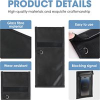 Pochette Faraday personnalisée ignifuge, étanche, anti-EMP, anti-RFID, grande capacité, pour téléphone, clé de voiture, tablette, ordinateur portable