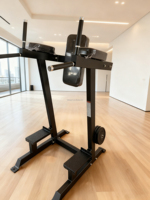 Máquina de Elevación de Rodillas Vertical, Equipo de Gimnasio Comercial de Alta Resistencia, Entrenamiento de Fuerza para el Core y la Parte Superior del Cuerpo