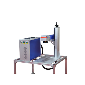 เครื่องไฟเบอร์เลเซอร์แกะสลักบนทองเงินอลูมิเนียมคูเปอร์สแตนเลสพลาสติกแข็งหินพีวีซีขนาดเล็ก 20 วัตต์แบบพกพา - Product Image 2