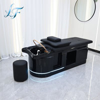 Lit de lavage de luxe en fibre de verre style thaïlandais avec circulation d'eau esthétique pour salon moderne