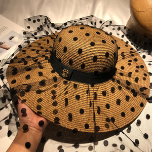 Wholesale <strong>Japan</strong> Korean Big Breathable Beach <strong>Straw</strong> <strong>Hats</strong> Summer Women Panama Ladies Wide Brim <strong>Straw</strong> <strong>Hats</strong> - Product Image 1