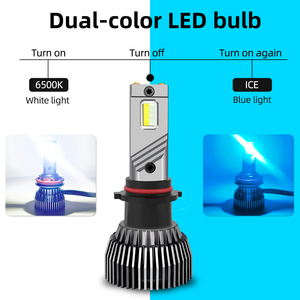 Bombilla LED Súper Brillante de 120W de Doble Color Blanco y Azul Hielo P13W H3 H8 H9 H10 9005, Luz Alta/Baja para Conducción y Niebla para Auto y Camioneta - Product Image 6