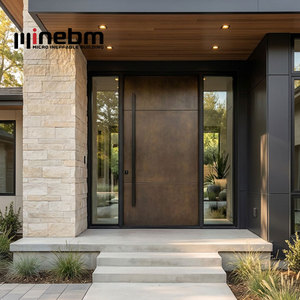 Puertas Pivotantes de Acero Inoxidable, Insonorizadas, de Seguridad y Antirrobo, Modernas, para Residencias, <span class=keywords><strong>Apartamentos</strong></span>, Hospitales, Fabricación Personalizada al por Mayor - Product Image 2