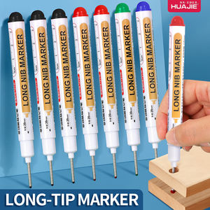 Marqueur <span class=keywords><strong>de</strong></span> charpentier à pointe longue HUAJIE en gros, marqueur permanent extra long, imperméable, résistant à l'huile, séchage rapide, chantier <span class=keywords><strong>de</strong></span> construction - Product Image 1