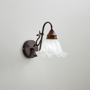 Lampe murale florale de style américain, Source de lumière Led E14, commande par interrupteur, pour couloir, salon, chambre à coucher - Product Image 2
