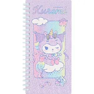 Yubon kuromi spiral notebook A7 pocket notepad kawaii melody kuromi cinnamoroll Account Book student Stationery Office Supplier