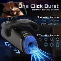Schub männlicher Mastur bator 7 Vibrations modi Automatisches Sexspielzeug für Erwachsene Langlebiges Vibrations massage gerät Doppelgriffe Stroker Cup